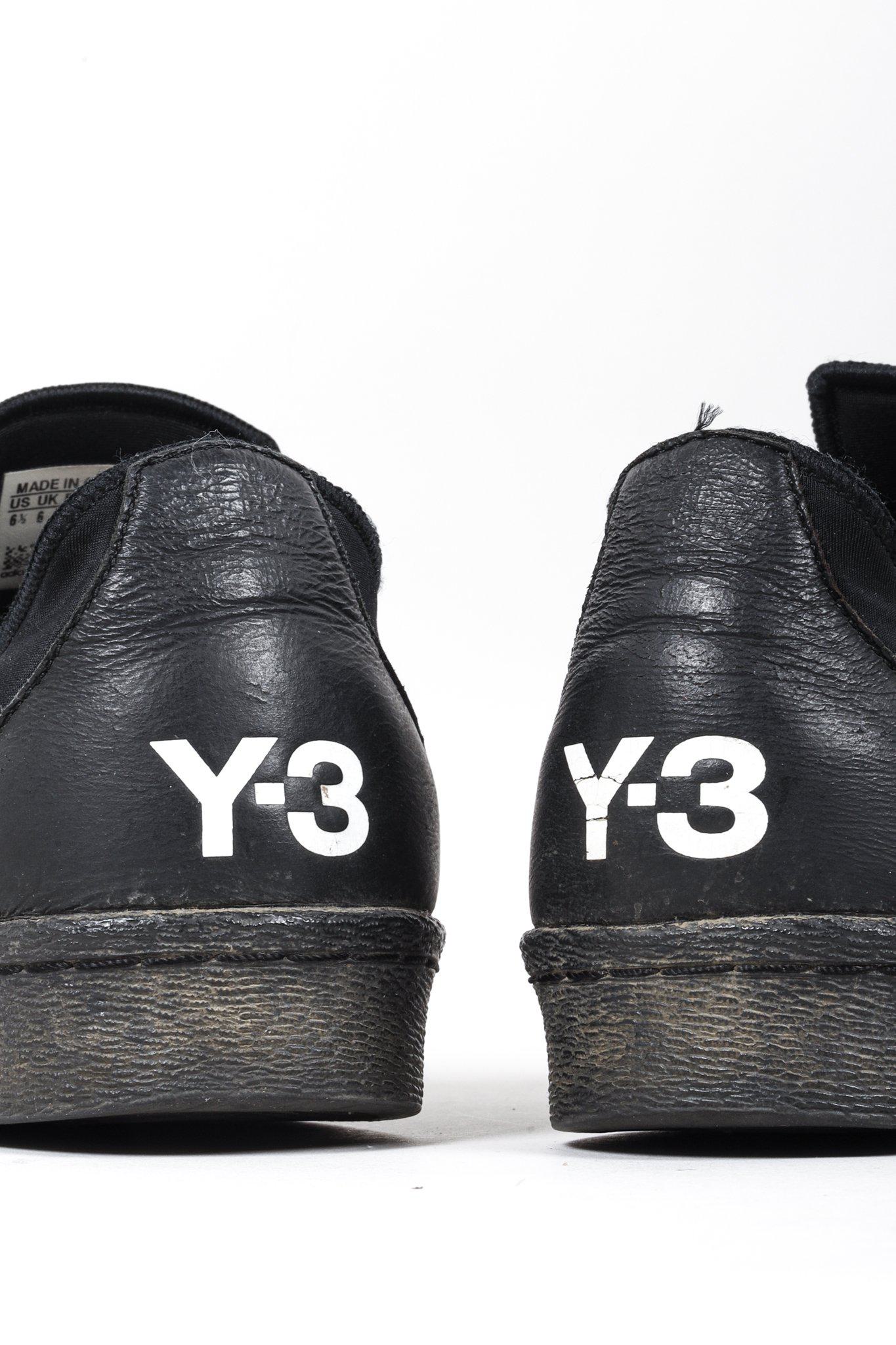 Adidas x Yohji Yamamoto Y-3 Super Zip Black Sneakers