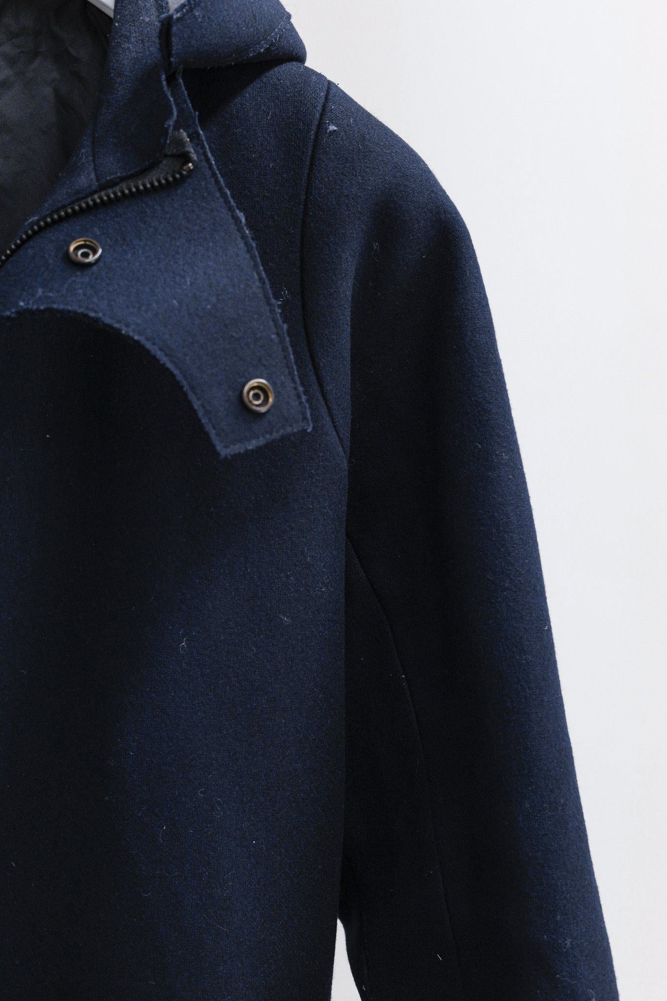 Acne Studios Navy Milton Coat