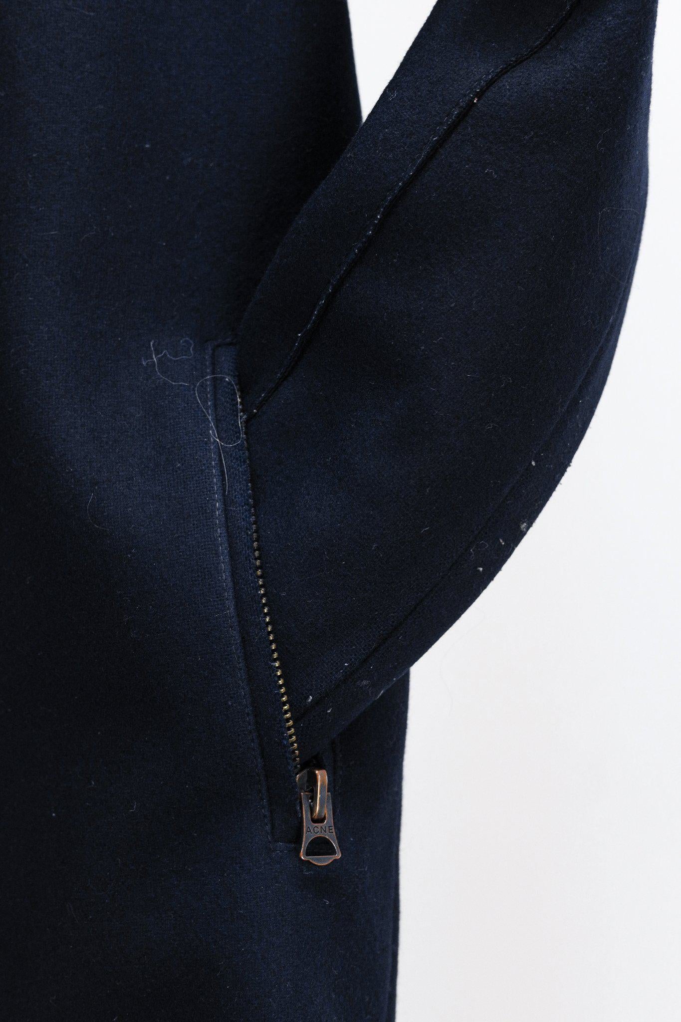 Acne Studios Navy Milton Coat