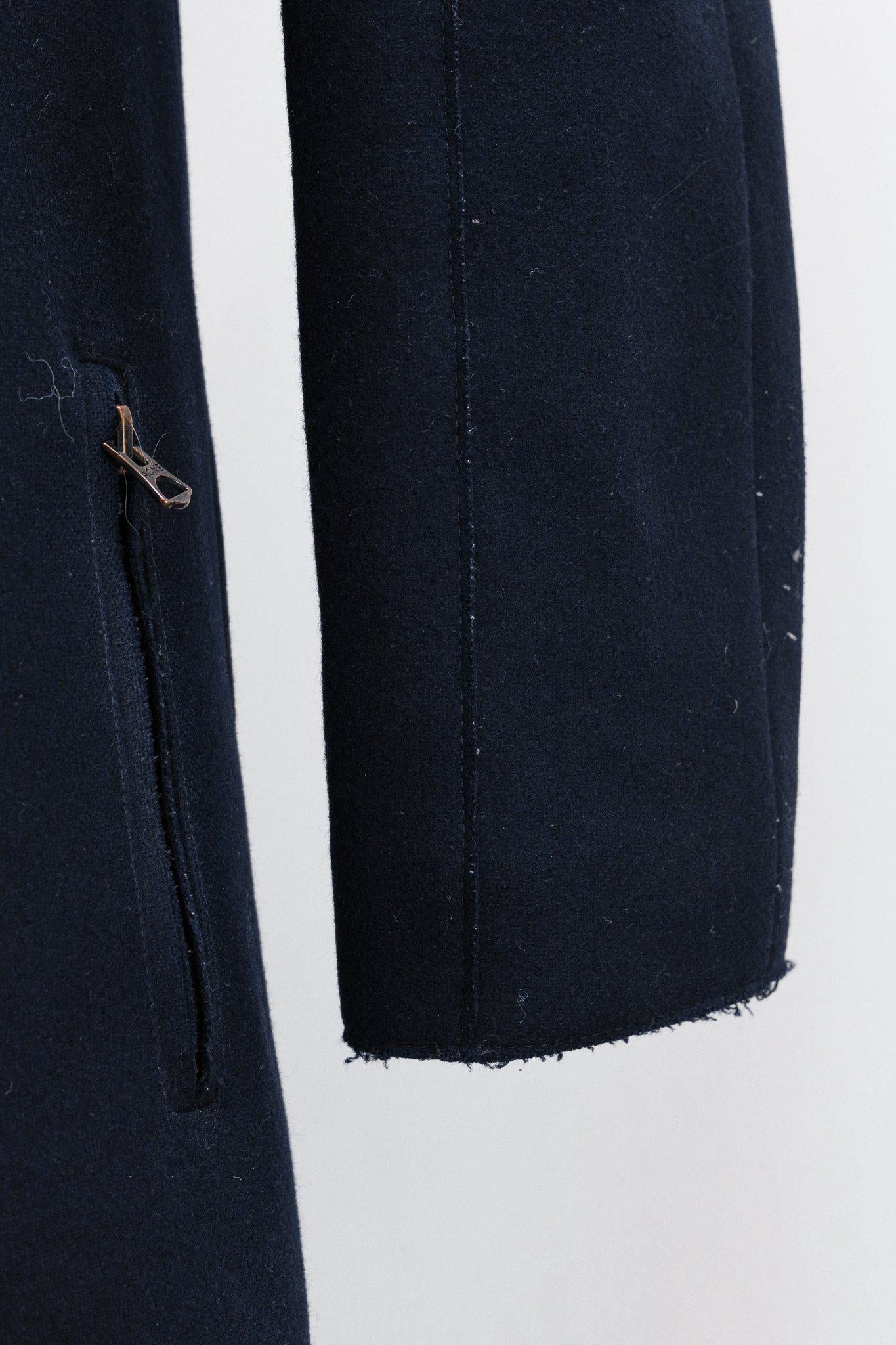 Acne Studios Navy Milton Coat