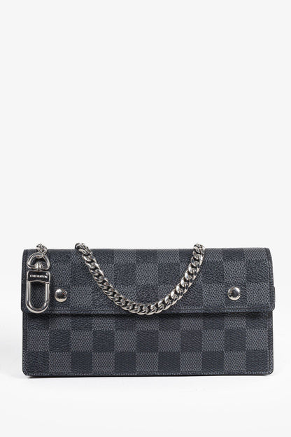 Louis Vuitton Damier Graphite Chain Wallet