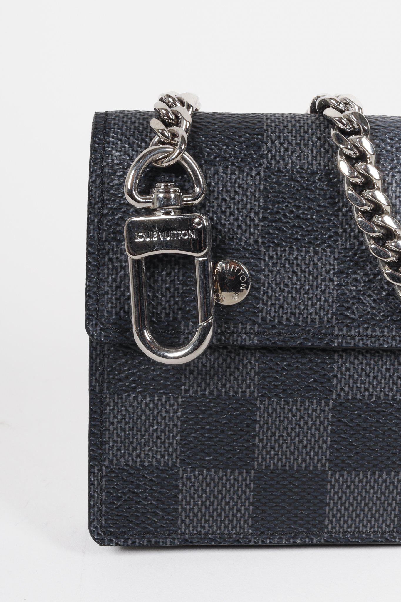 Louis Vuitton Damier Graphite Chain Wallet