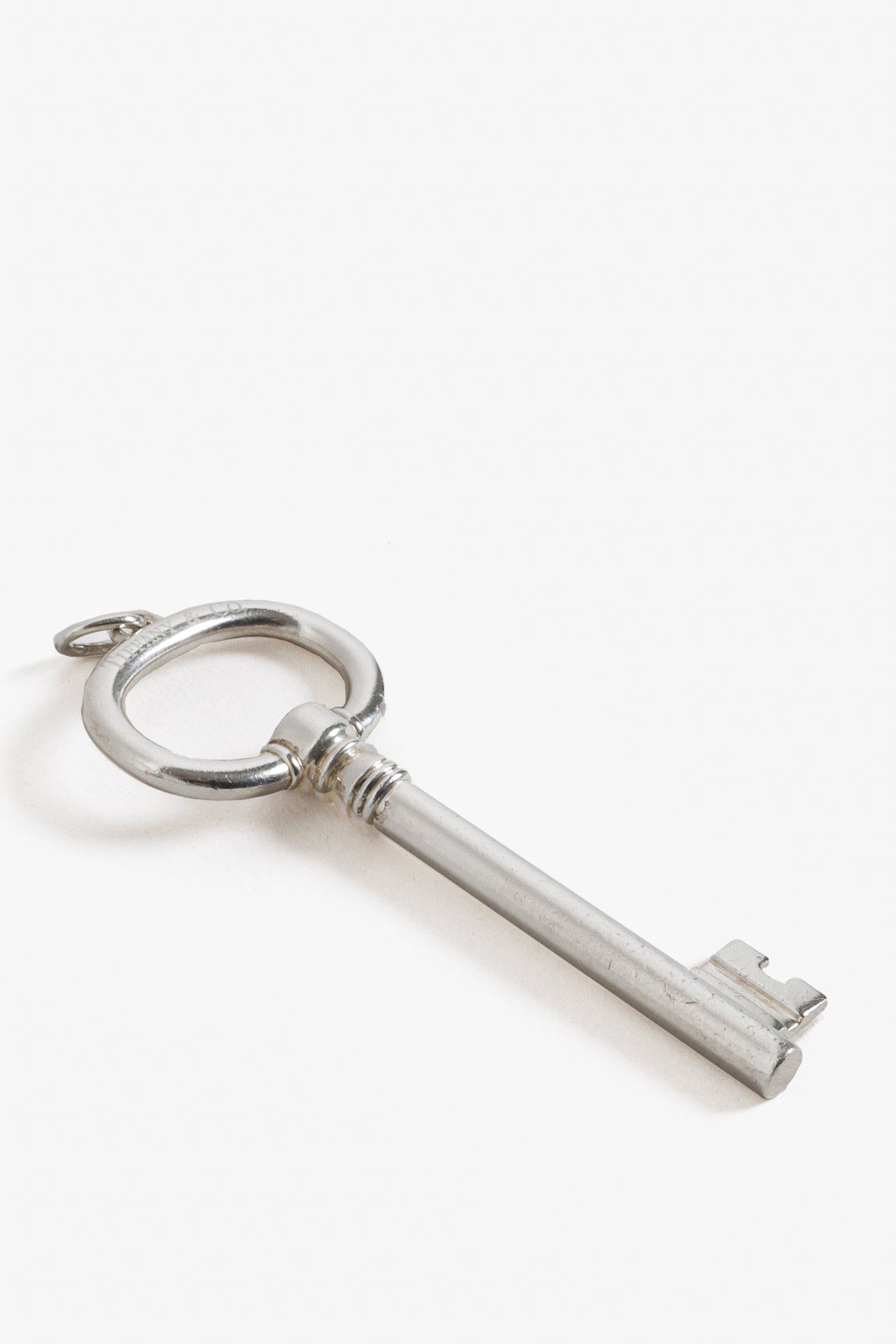 Tiffany & Co. Silver Key Pendant