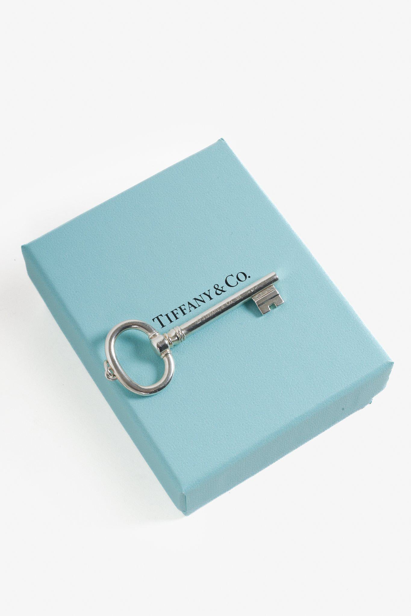 Tiffany & Co. Silver Key Pendant