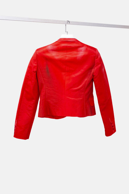 Moschino 2017 Spring/Summer 2D Red Bow Blazer