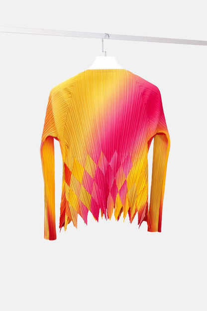 Issey Miyake Fete Harlequin Gradient Top