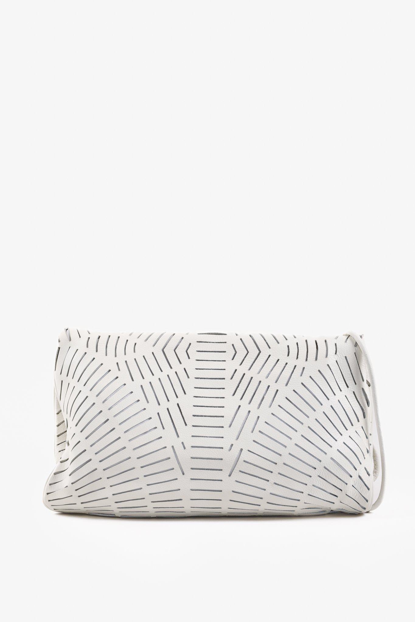 Alexander McQueen Fold-Over Lasercut Clutch